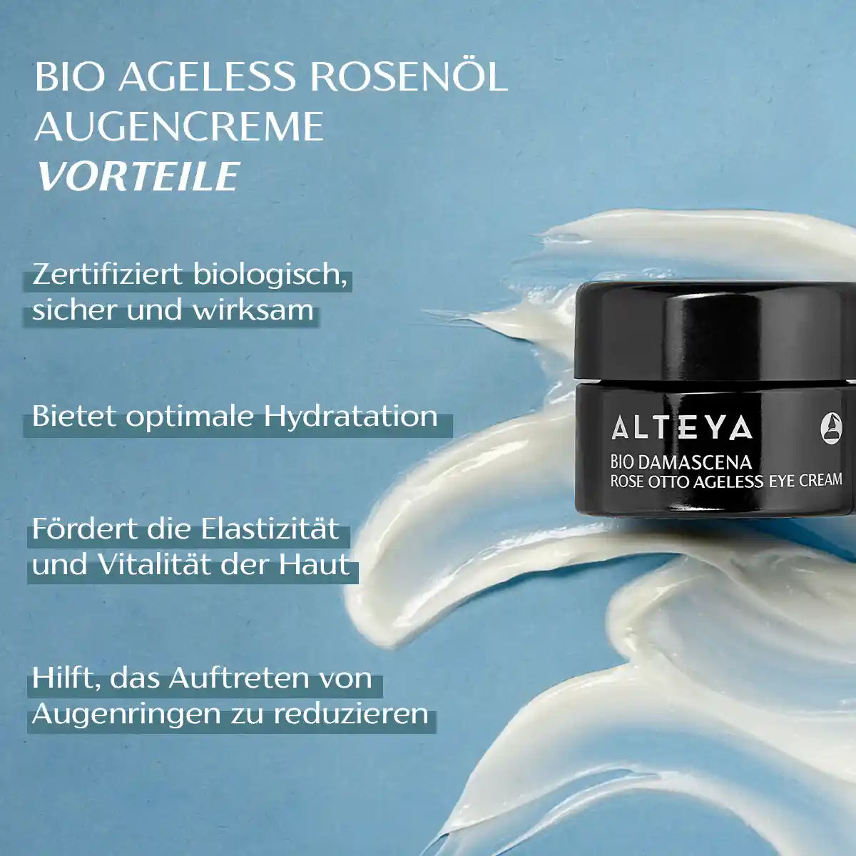 Bio Ageless Rosenöl Augencreme