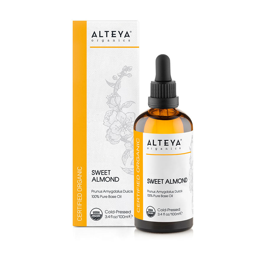 bio Süßmandelöl prunus amygdalus dulcis 100ml mit faltschachtel