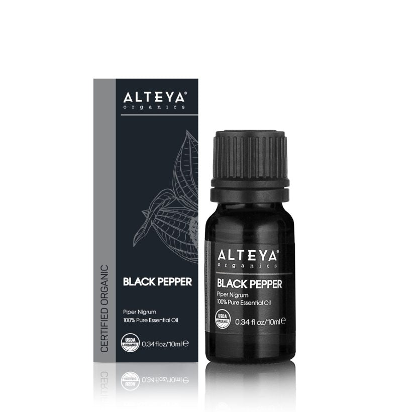 bio schwarzer pfeffer öl piper nigrum 10ml mit faltschachtel