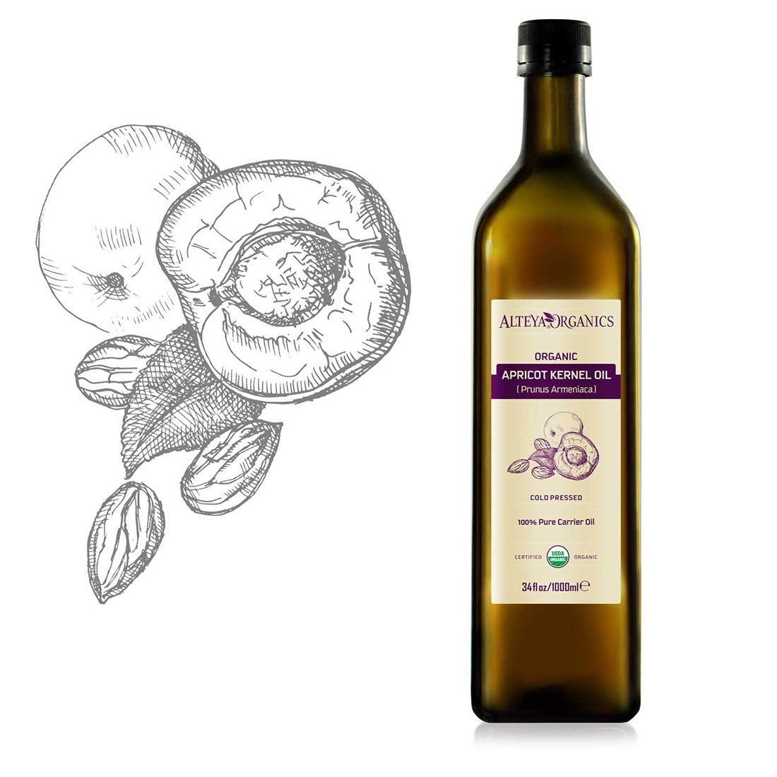 bio aprikosenkernöl 1000ml