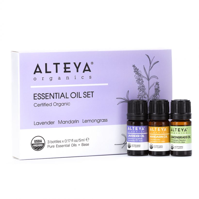 bio ätherische öle set – für ruhe, harmonie & frische