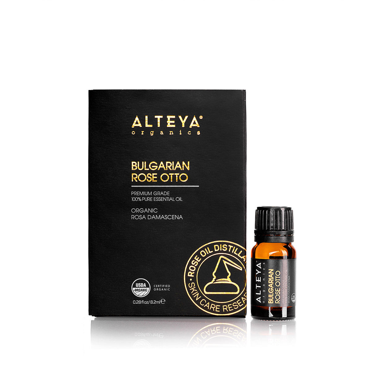 bio bulgarisches rosenöl rose otto usda-zertifiziert 8.2ml