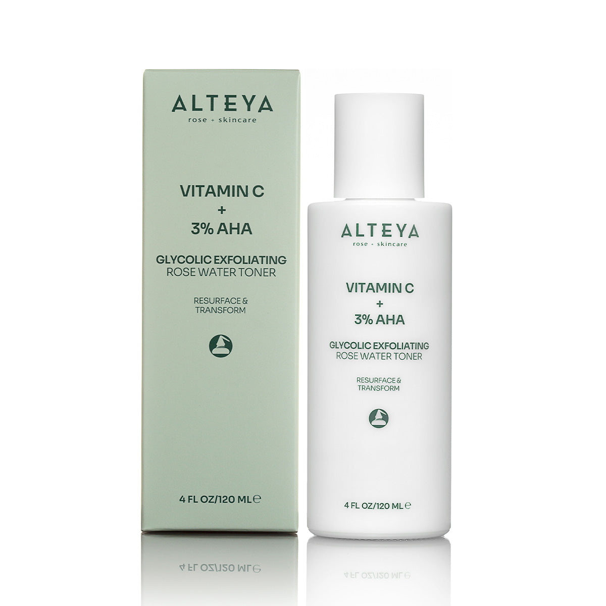 gesicht toner mit 3% glykolsäure & vitamin c mit faltschachtel