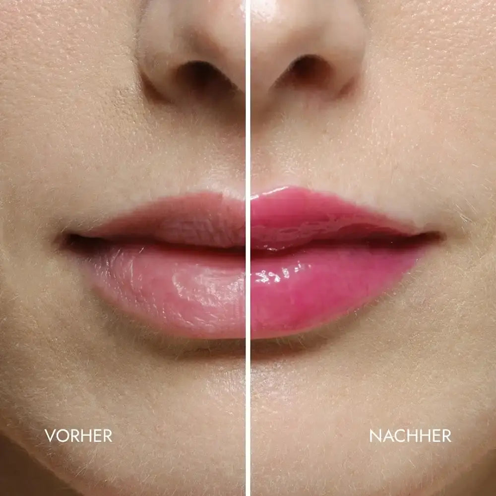 lipgloss mit peptiden – raspberry jam vorher nachher