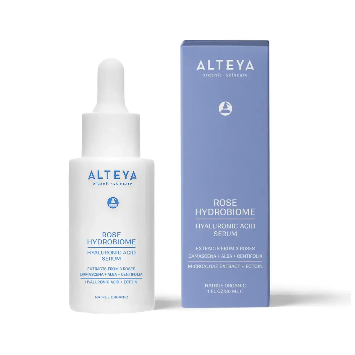 mikrobiotisches hyaluronic acid serum hautpflege rose hydrobiome