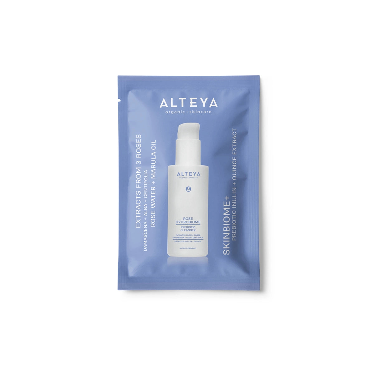 rose hydrobiome prebiotischer gesichtsreiniger - tester