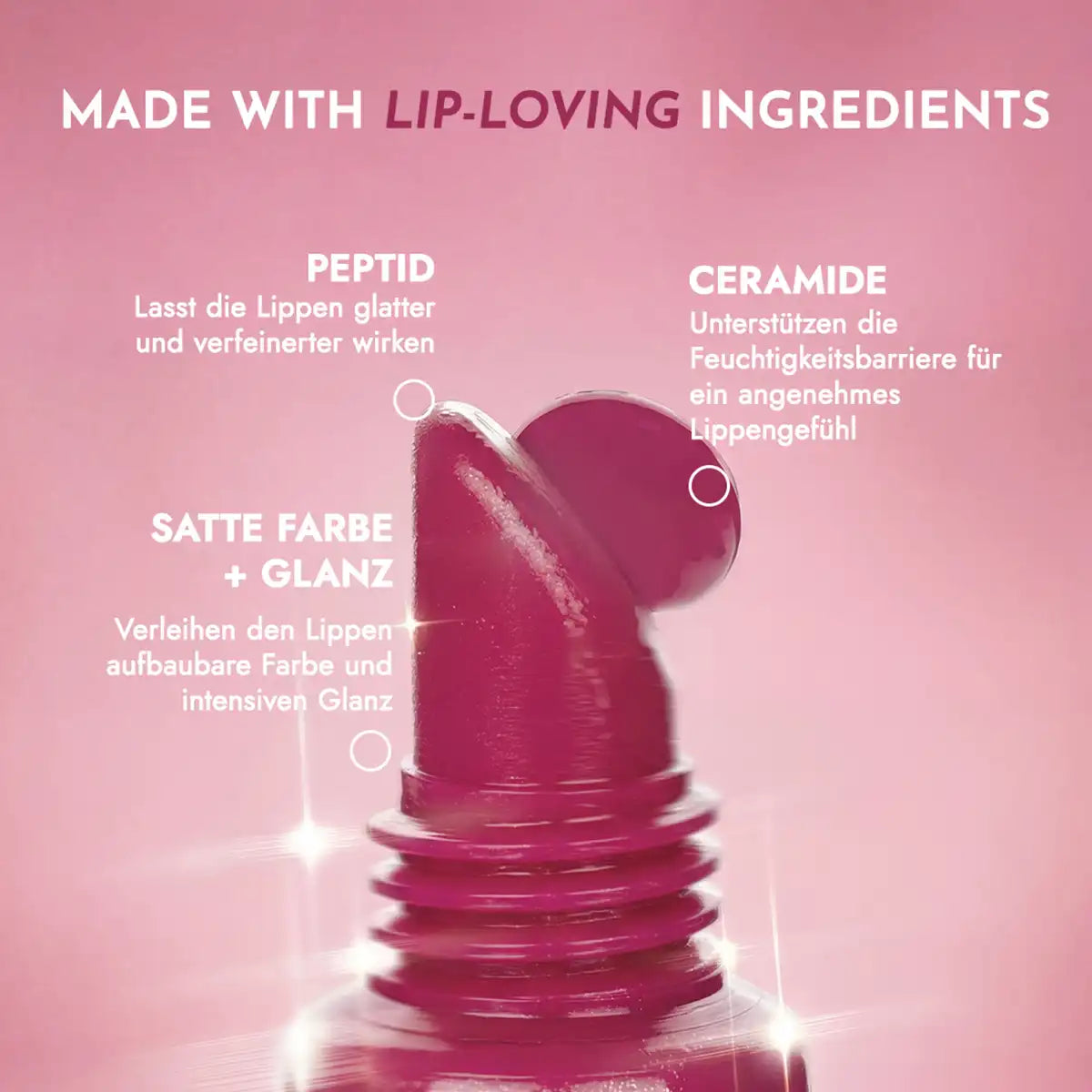 zutaten lipgloss mit peptiden raspberry jam