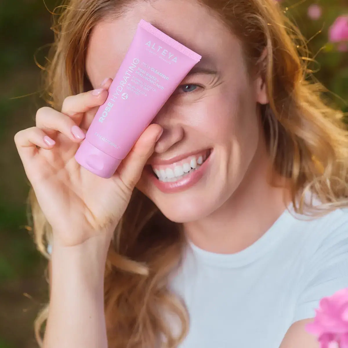 Gelee-Gesichtsreiniger Rose
