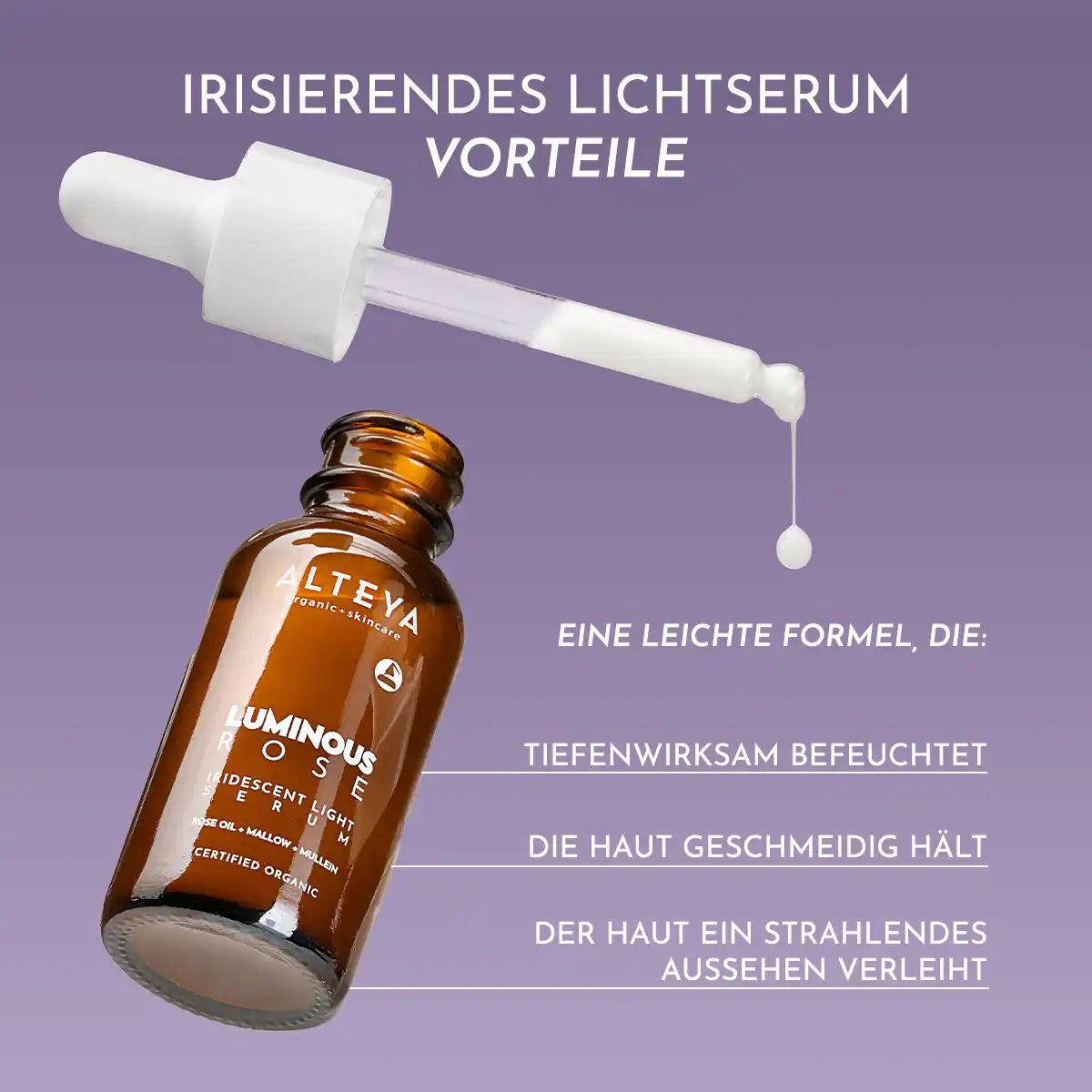 Irisierendes Lichtserum