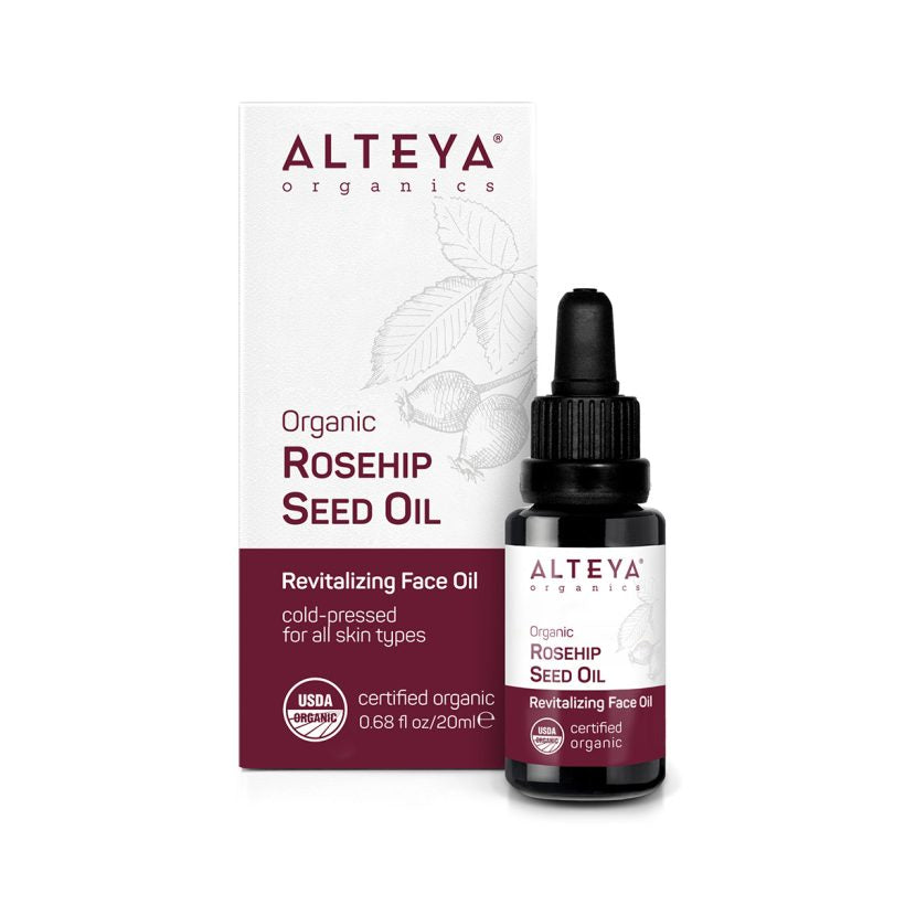 bio hagebuttenkernöl gesichtsöl rosa canina 20ml mit faltschachtel