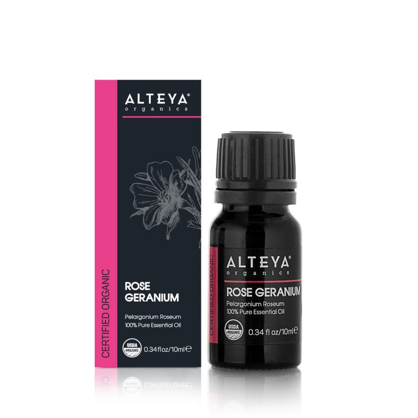 bio rosengeranie öl 10ml mit faltschachtel