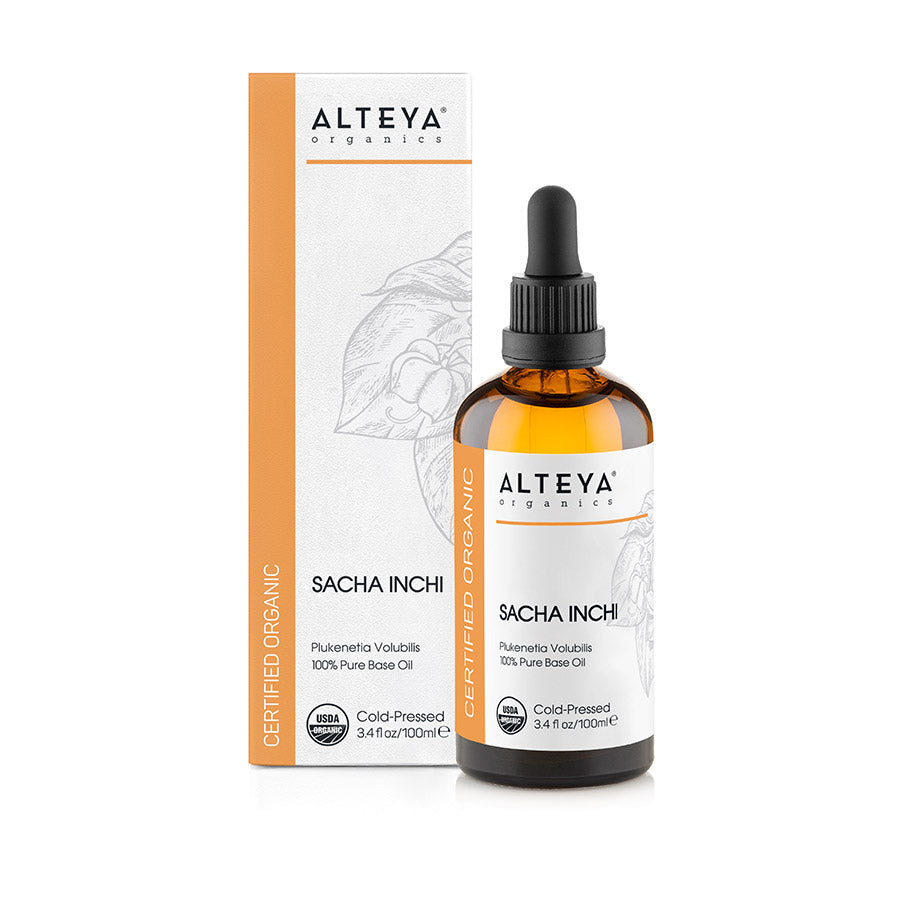 bio sacha inchi öl inka nuss 100ml mit faltschachtel