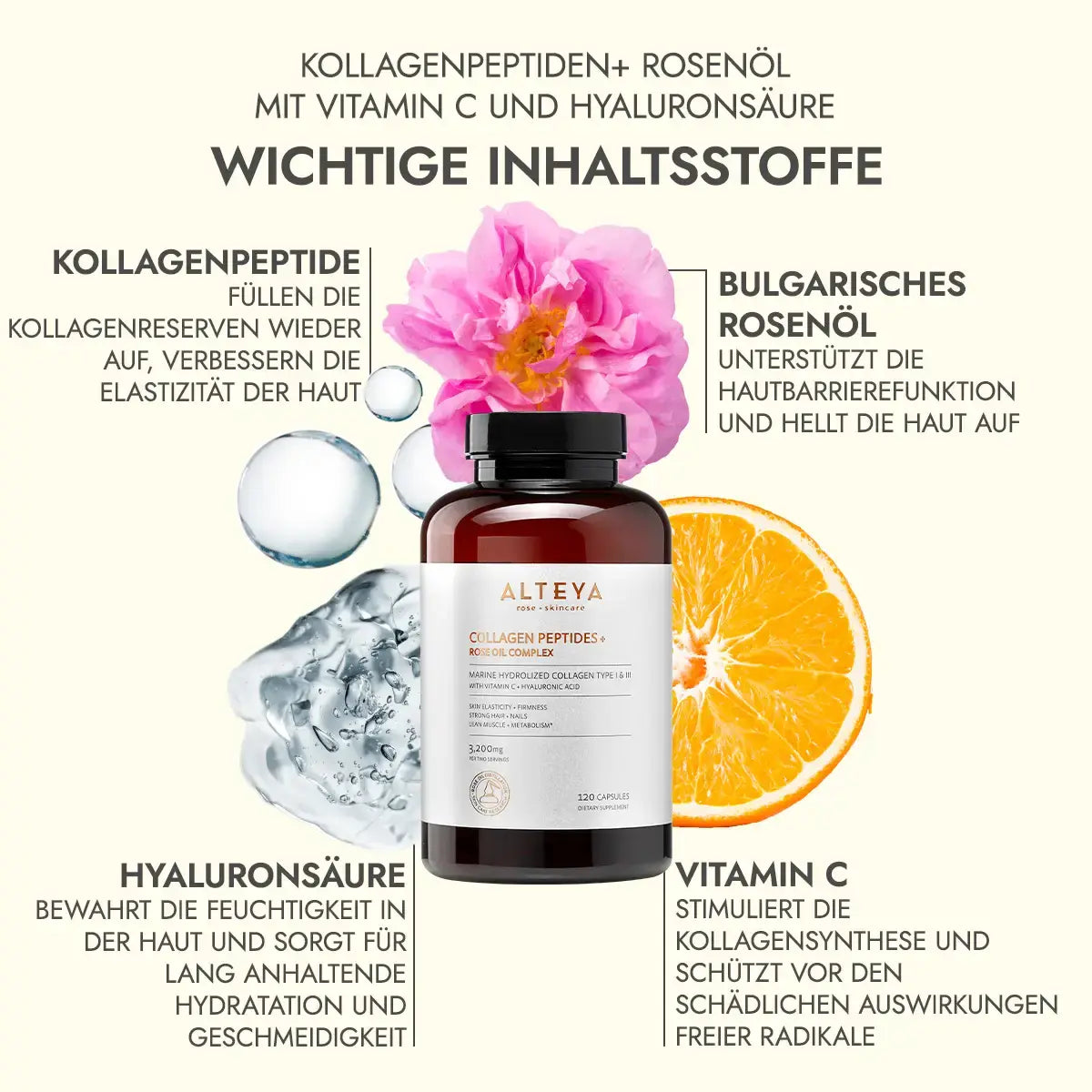 kollagenpeptiden rosenol wichtige inhaltsstoffe