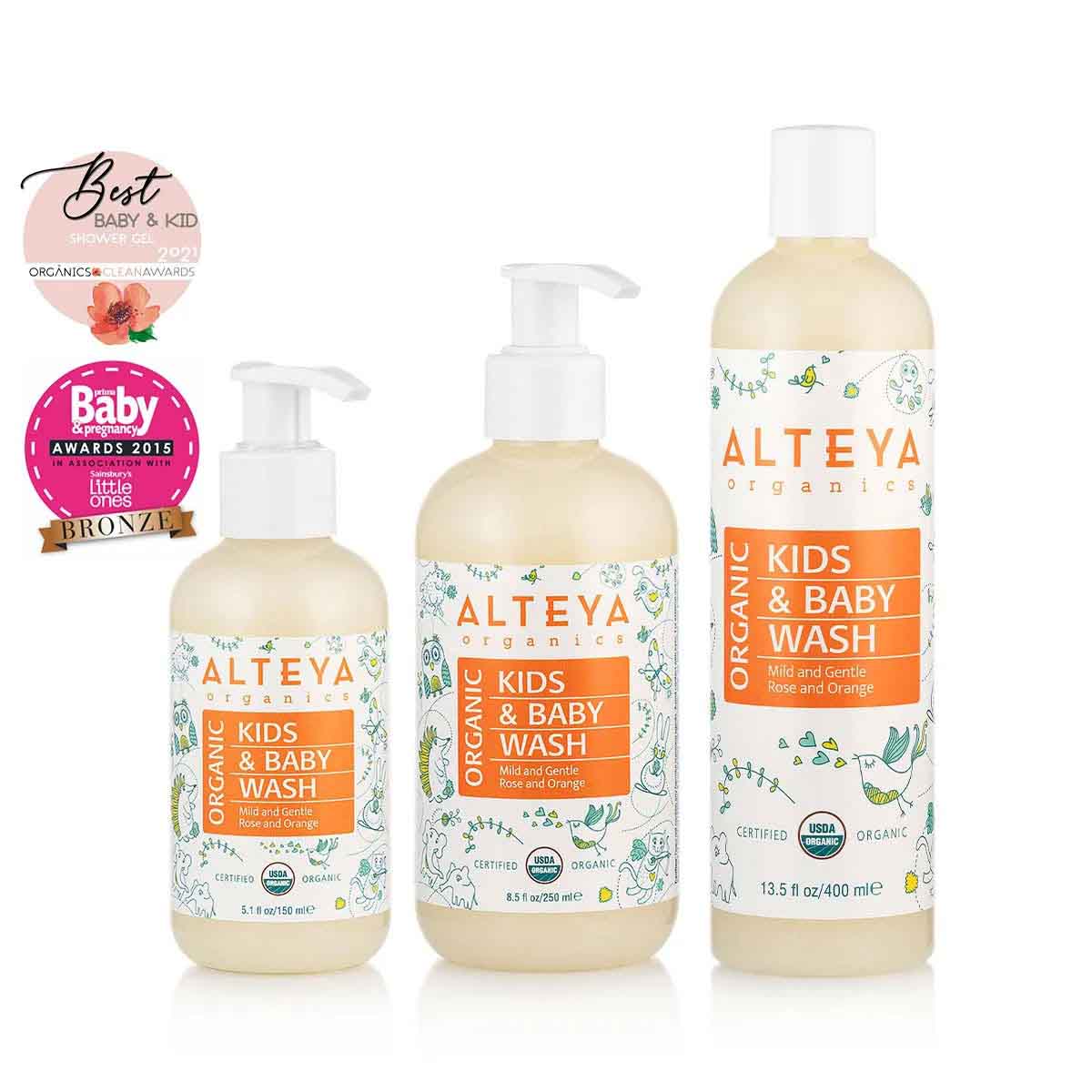 Wir wissen, wie empfindlich die Haut von Babys ist, deshalb besteht unser Certified Organic Baby Wash aus den hochwertigsten, reinen und milden, zertifizierten Bio-Zutaten, die Haut und Haar effektiv reinigen und weich machen. Es ist sanft genug, selbst für die empfindlichste Neugeborenenhaut. Es ist mit einer natürlichen und organischen, sanft schäumenden Seifenbasis formuliert, die reich an weichmachendem Aprikosenöl ist, um Feuchtigkeit zu spenden und weich zu machen.