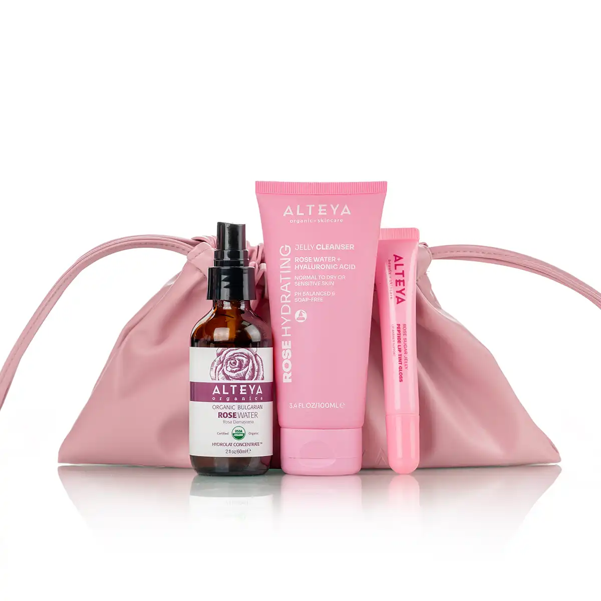 reiseset sunrise pink