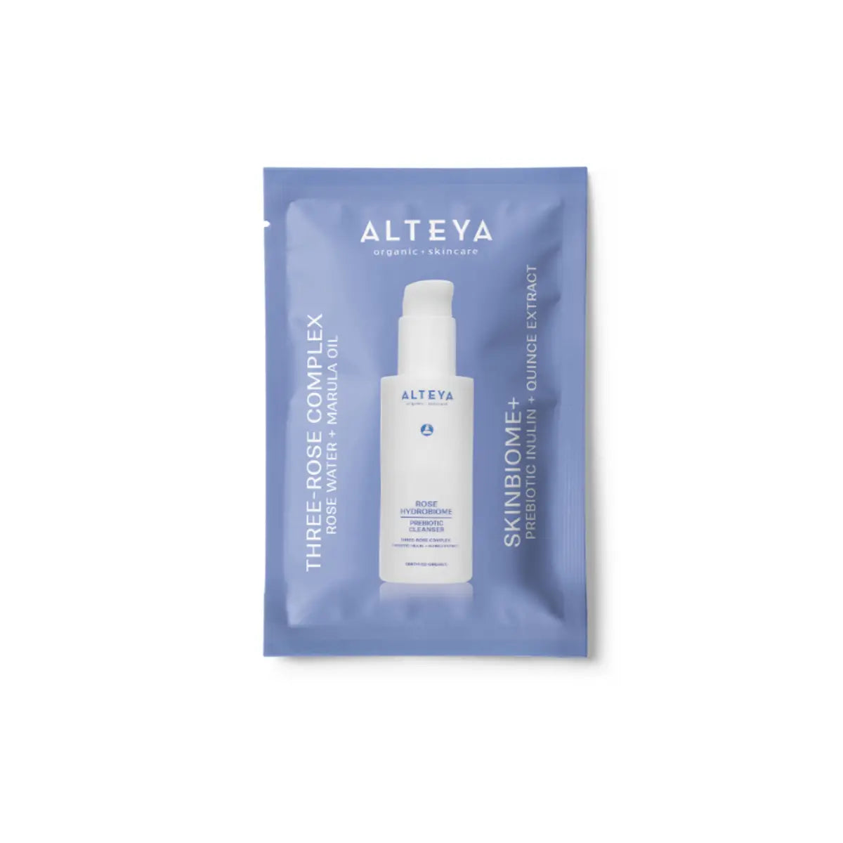 rose hydrobiome prebiotischer gesichtsreiniger - tester