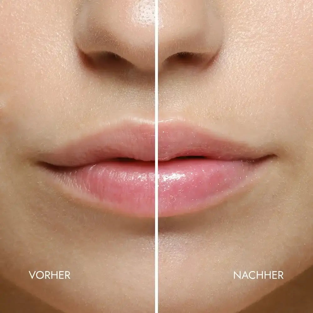 schimmernder lipgloss mit peptiden frosted marshmallow vorher nachher