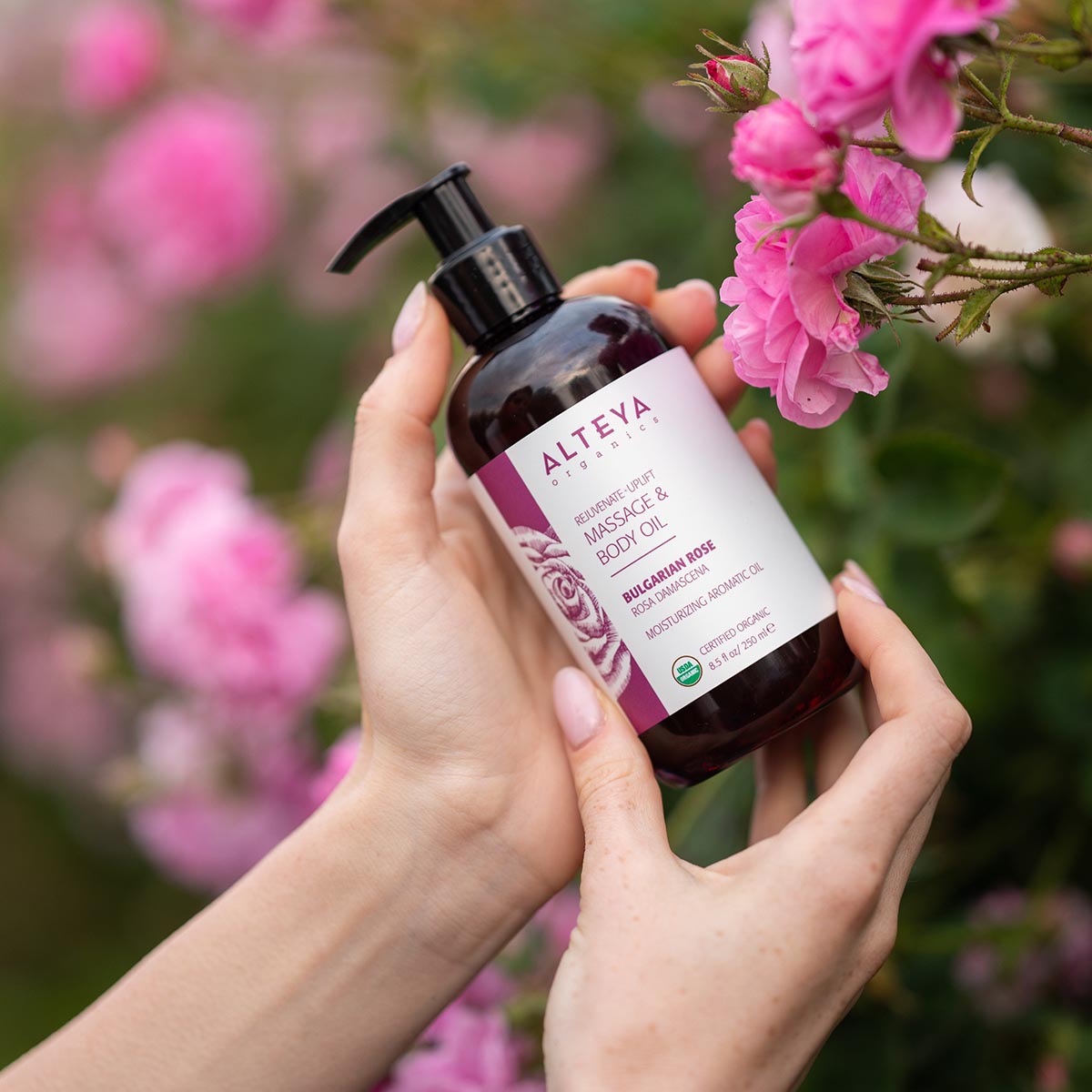 verjüngen uplift massage & körperöl bulgarische rose-persönliche pflege & lebensstil-massage und körperöle